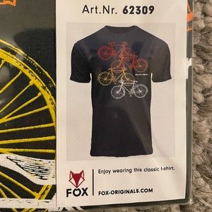 Unisex bicycle t-shirt adult size small